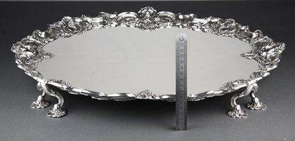 Magnificent Elkington Silver Salver - Four Seasons - 4.65 Kilogrammes